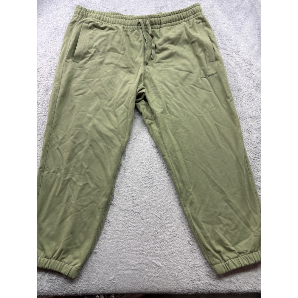 New Balance Mens Athletics Nature State Sweatpants Olive Green 2XL MP23551 OLF
